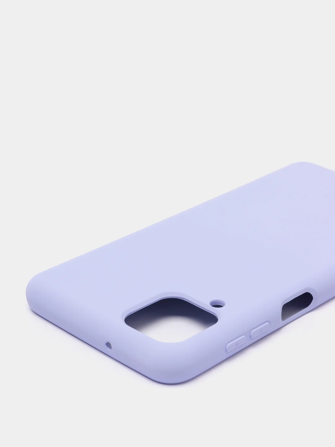Сиреневый чехол Samsung Galaxy A12 / M12, Галакси А12, силиконовый Silicone Cover с закрытым низом