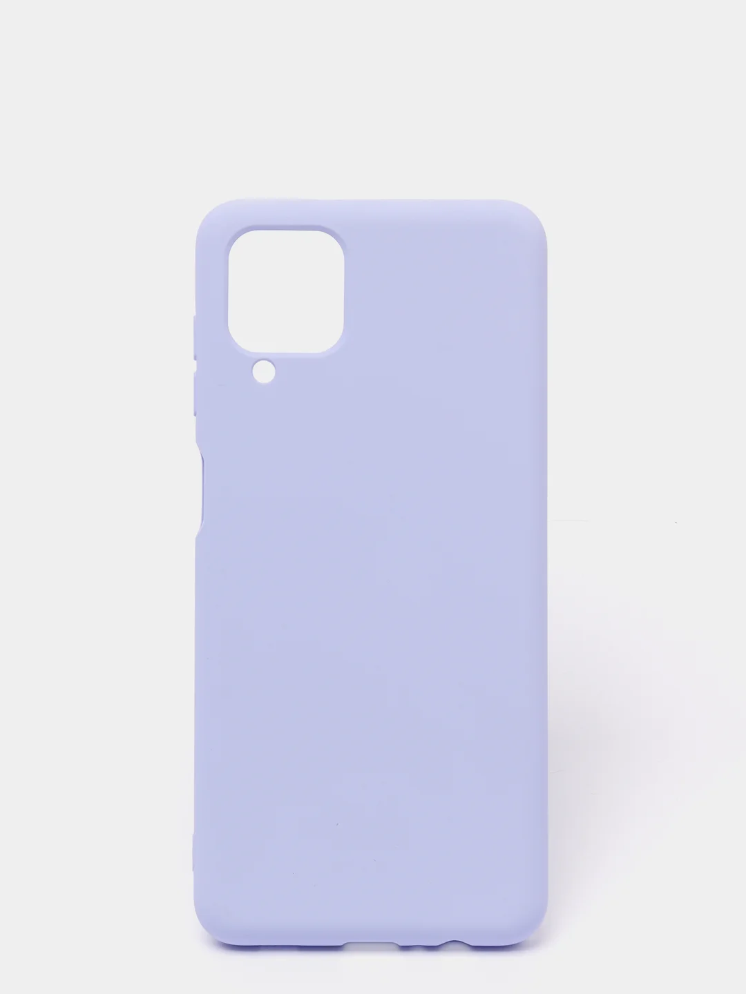 Сиреневый чехол Samsung Galaxy A12 / M12, Галакси А12, силиконовый Silicone Cover с закрытым низом