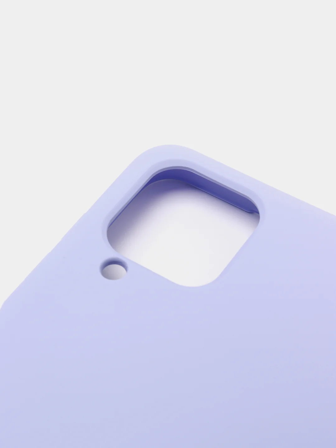 Сиреневый чехол Samsung Galaxy A12 / M12, Галакси А12, силиконовый Silicone Cover с закрытым низом