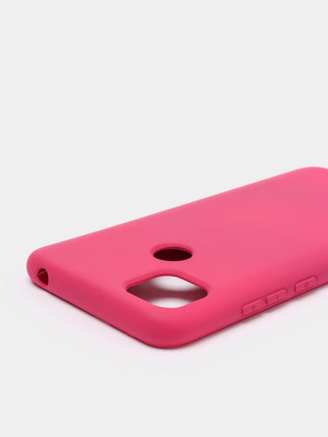 Тёмно-розовый чехол Silicone Cove Xiaomi Redmi 9C, Redmi 9C NFC, Redmi 10A силиконовый, с закрытым низом