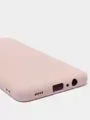 Бежевый меланж чехол Samsung Galaxy A12 / M12, Галакси А12, силиконовый Silicone Cover с закрытым низом