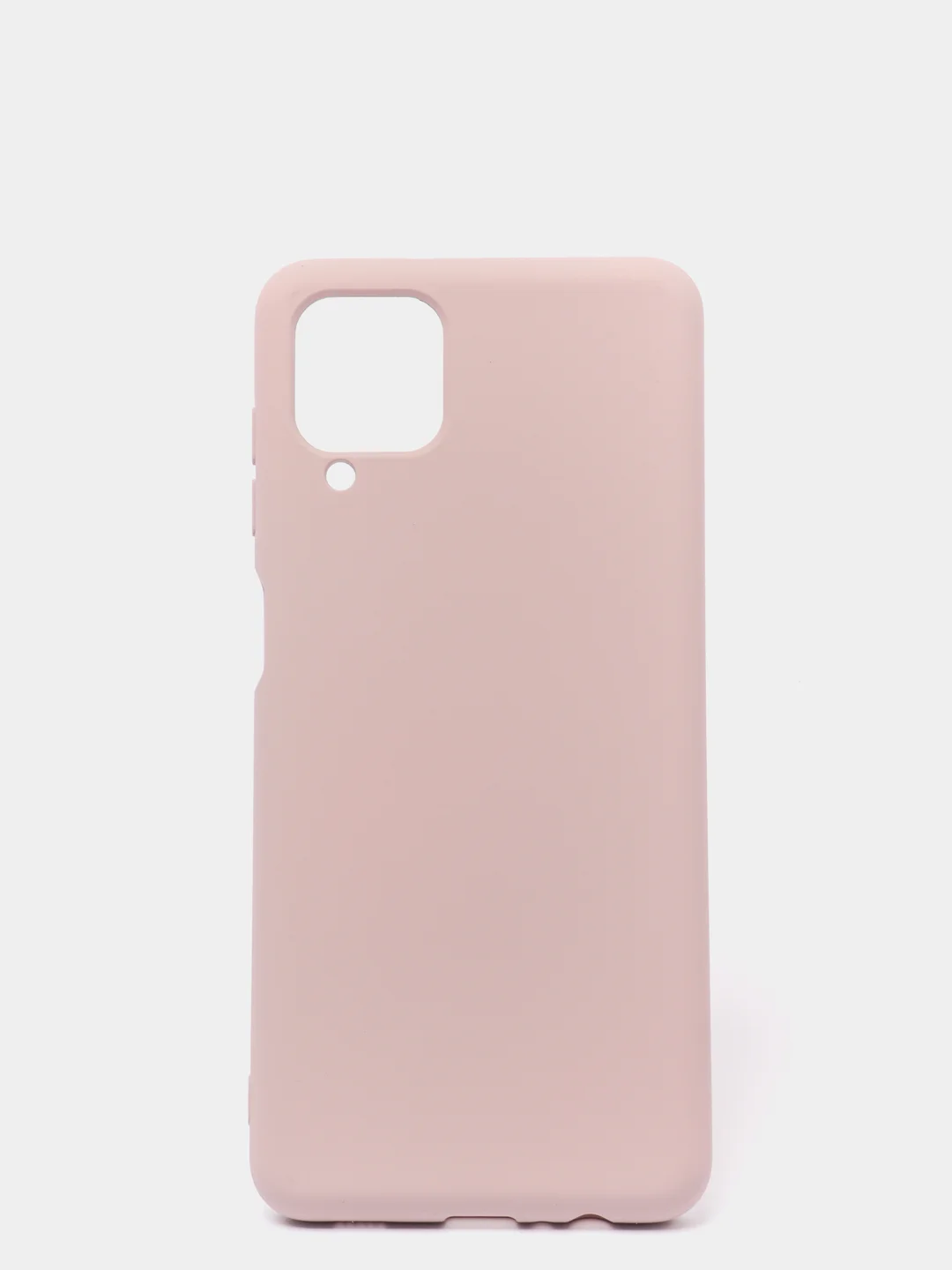 Бежевый меланж чехол Samsung Galaxy A12 / M12, Галакси А12, силиконовый Silicone Cover с закрытым низом