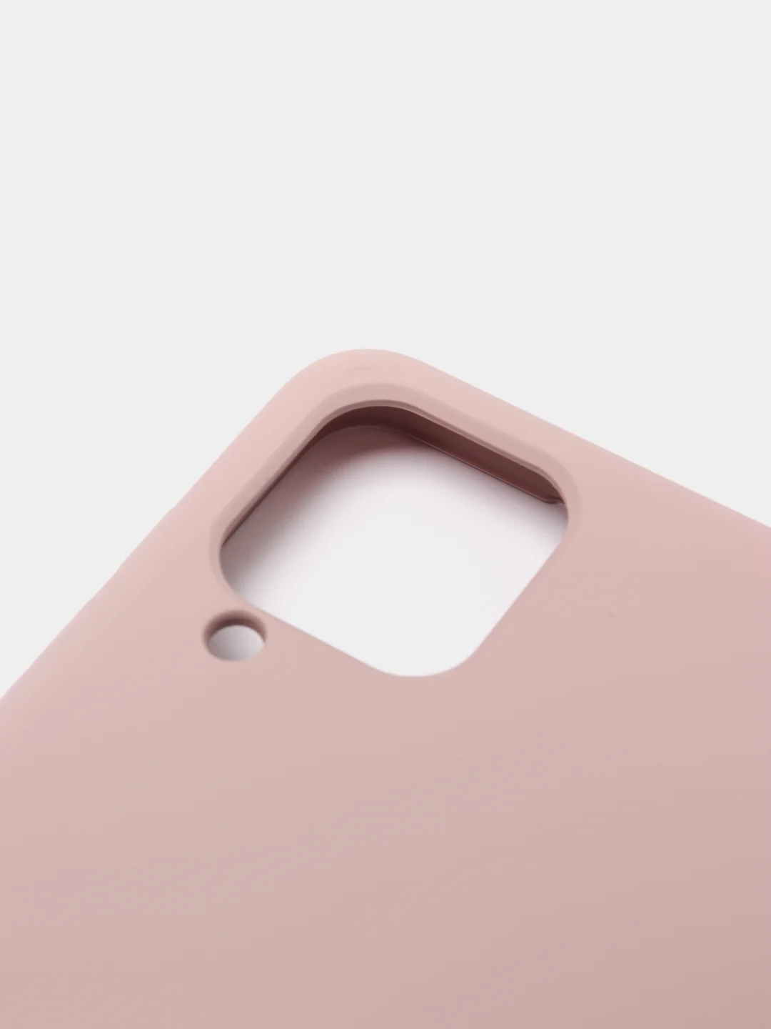 Бежевый меланж чехол Samsung Galaxy A12 / M12, Галакси А12, силиконовый Silicone Cover с закрытым низом