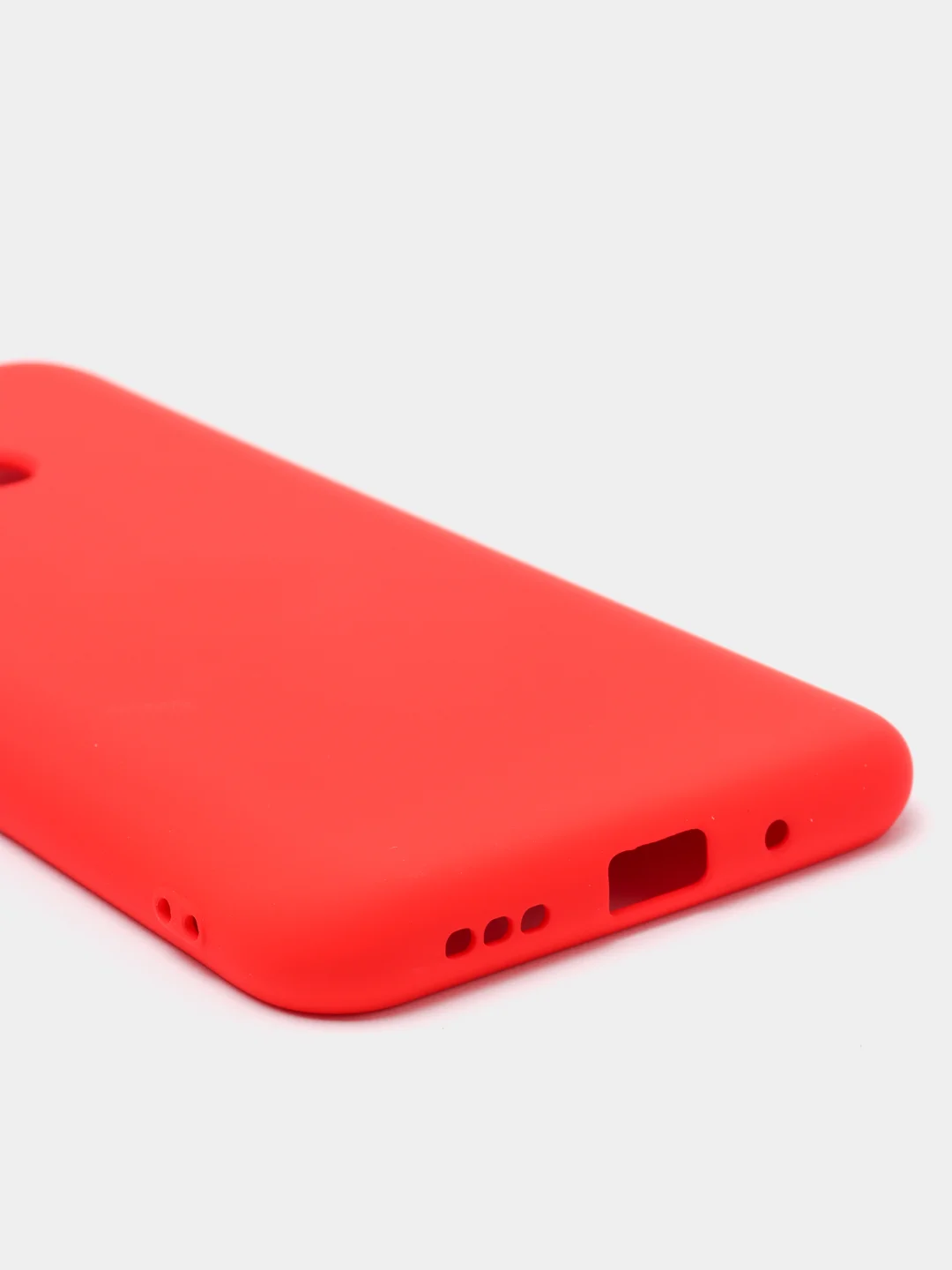 Алый чехол Silicone Cove Xiaomi Redmi 9C, Redmi 9C NFC, Redmi 10A силиконовый, с закрытым низом