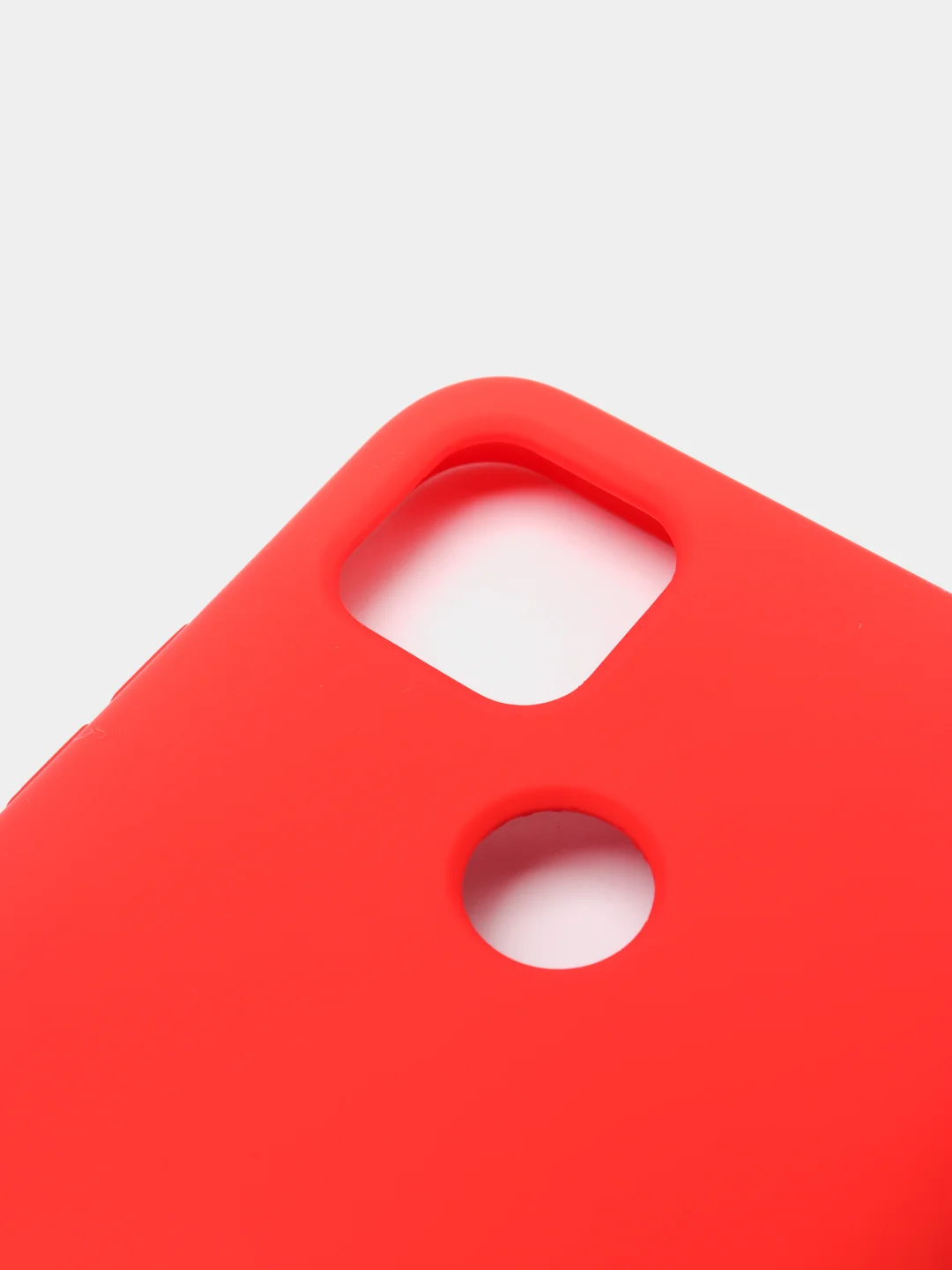 Алый чехол Silicone Cove Xiaomi Redmi 9C, Redmi 9C NFC, Redmi 10A силиконовый, с закрытым низом