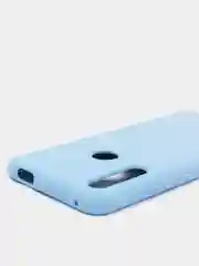 Небесно-голубой чехол Huawei P Smart Z / Honor 9X / 9X Premium, Хонор 9Х, силиконовый с закрытым низом