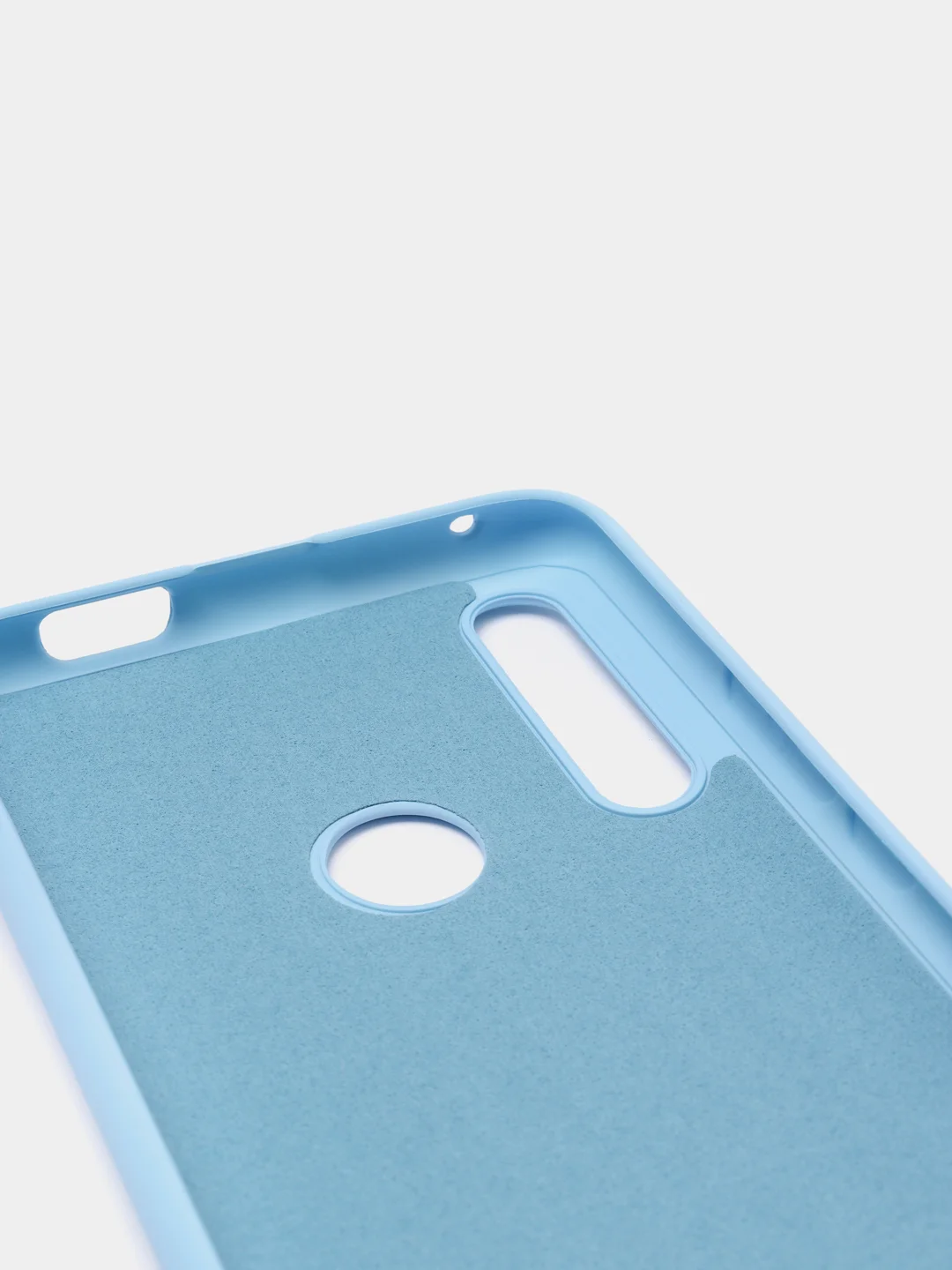 Небесно-голубой чехол Huawei P Smart Z / Honor 9X / 9X Premium, Хонор 9Х, силиконовый с закрытым низом