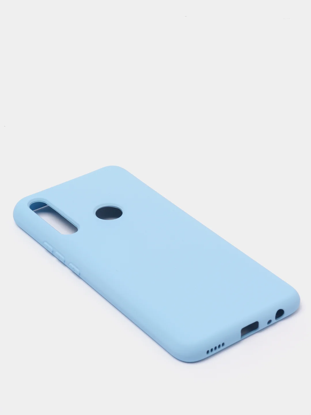 Небесно-голубой чехол Huawei P Smart Z / Honor 9X / 9X Premium, Хонор 9Х, силиконовый с закрытым низом