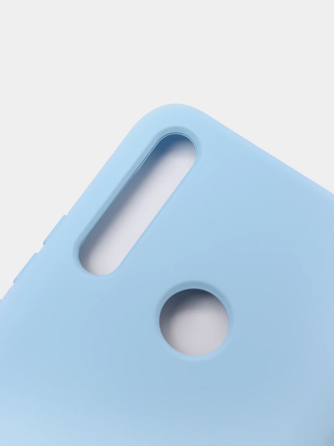 Небесно-голубой чехол Huawei P Smart Z / Honor 9X / 9X Premium, Хонор 9Х, силиконовый с закрытым низом
