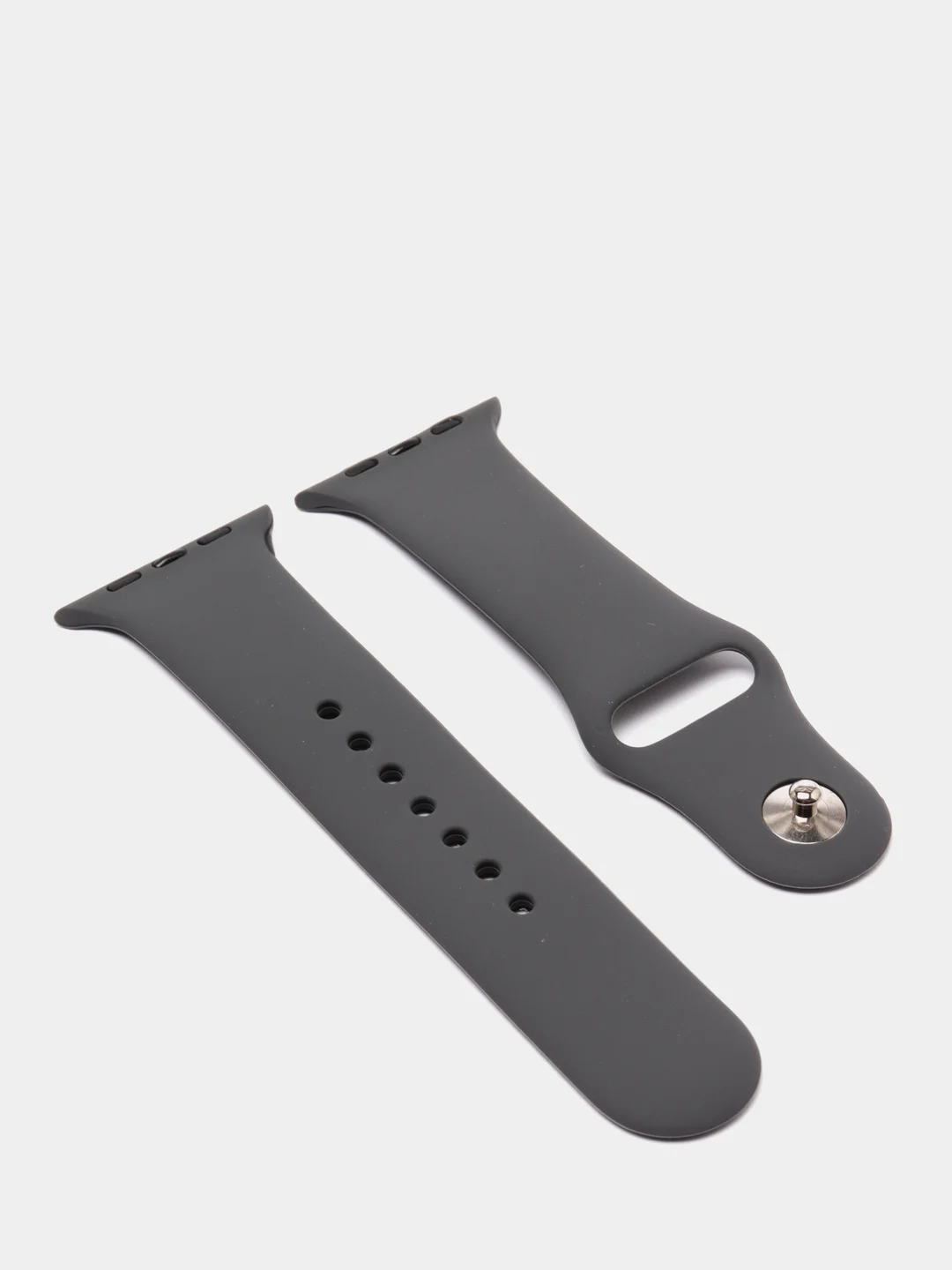 Угольный ремешок, силиконовый, цветной, для Apple Watch, 38, 40, 42, 44, 45, 49 мм
