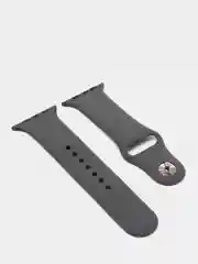 Угольный ремешок, силиконовый, цветной, для Apple Watch, 38, 40, 42, 44, 45, 49 мм