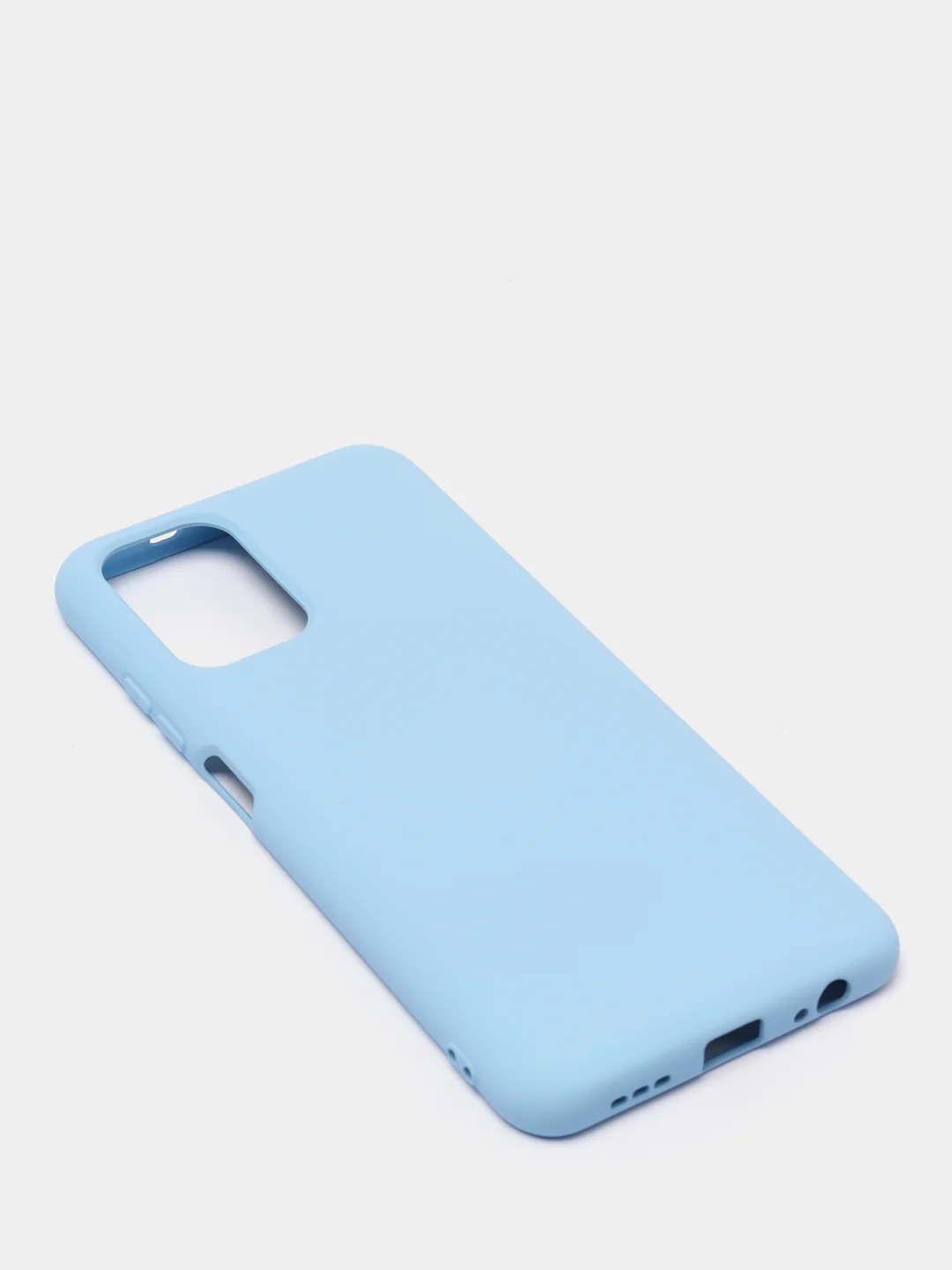 Небесно-голубой чехол Xiaomi Redmi Note 10 / Redmi Note 10S / Poco M5s, Сяоми Редми Нот 10, силиконовый