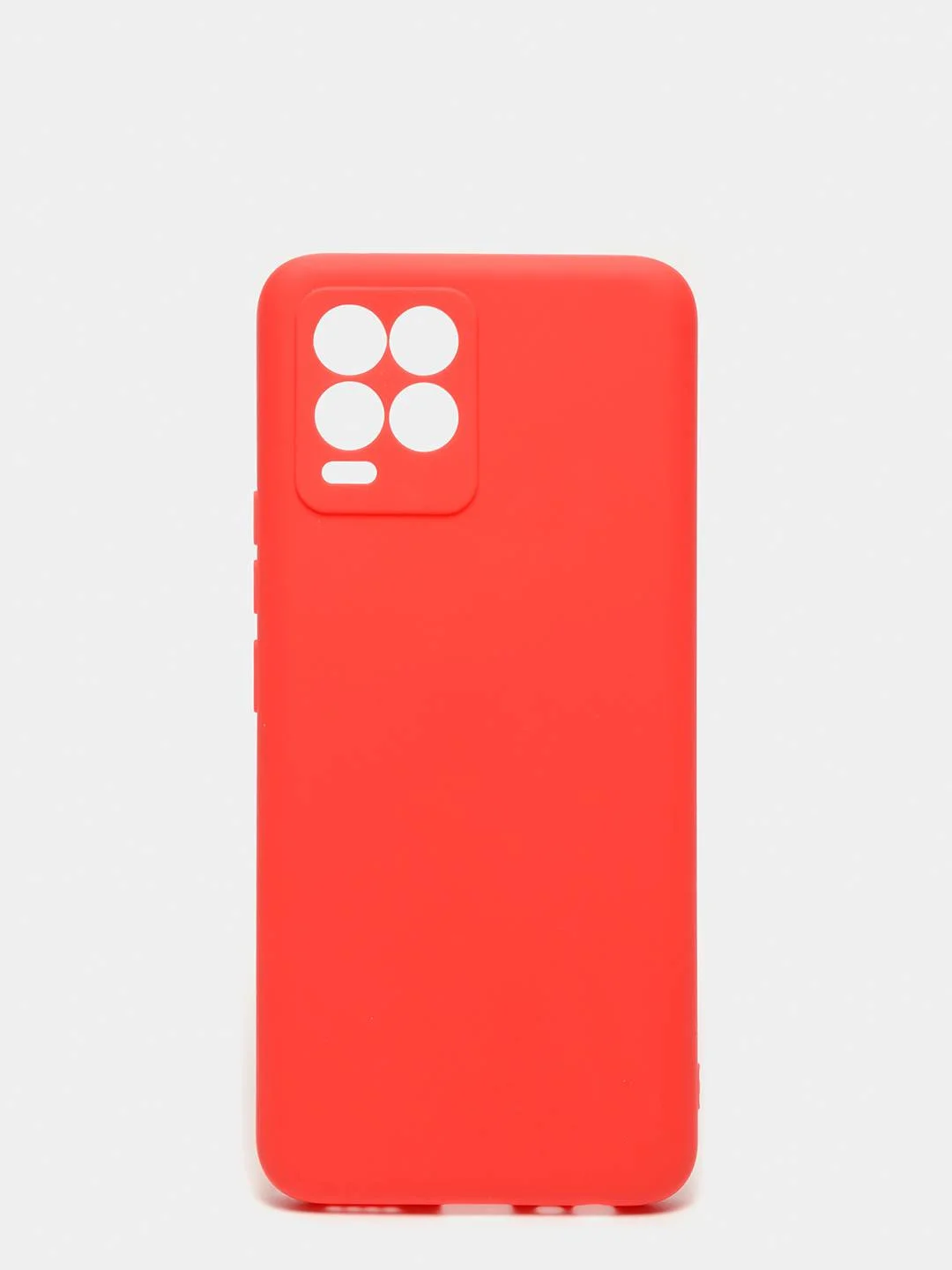Красный чехол для Realme 8 / Realme 8 Pro силиконовый матовый, цветной