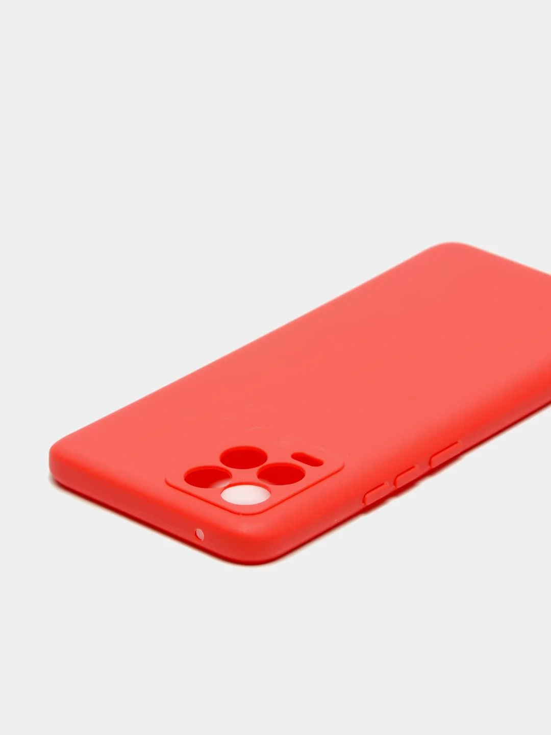 Красный чехол для Realme 8 / Realme 8 Pro силиконовый матовый, цветной