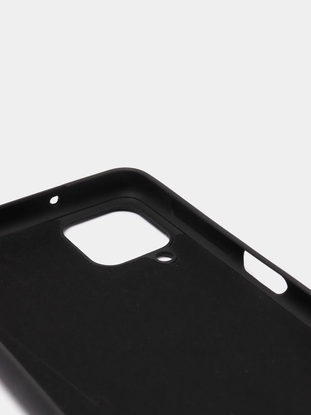Угольный чехол Samsung Galaxy A12 / M12, Галакси А12, силиконовый Silicone Cover с закрытым низом