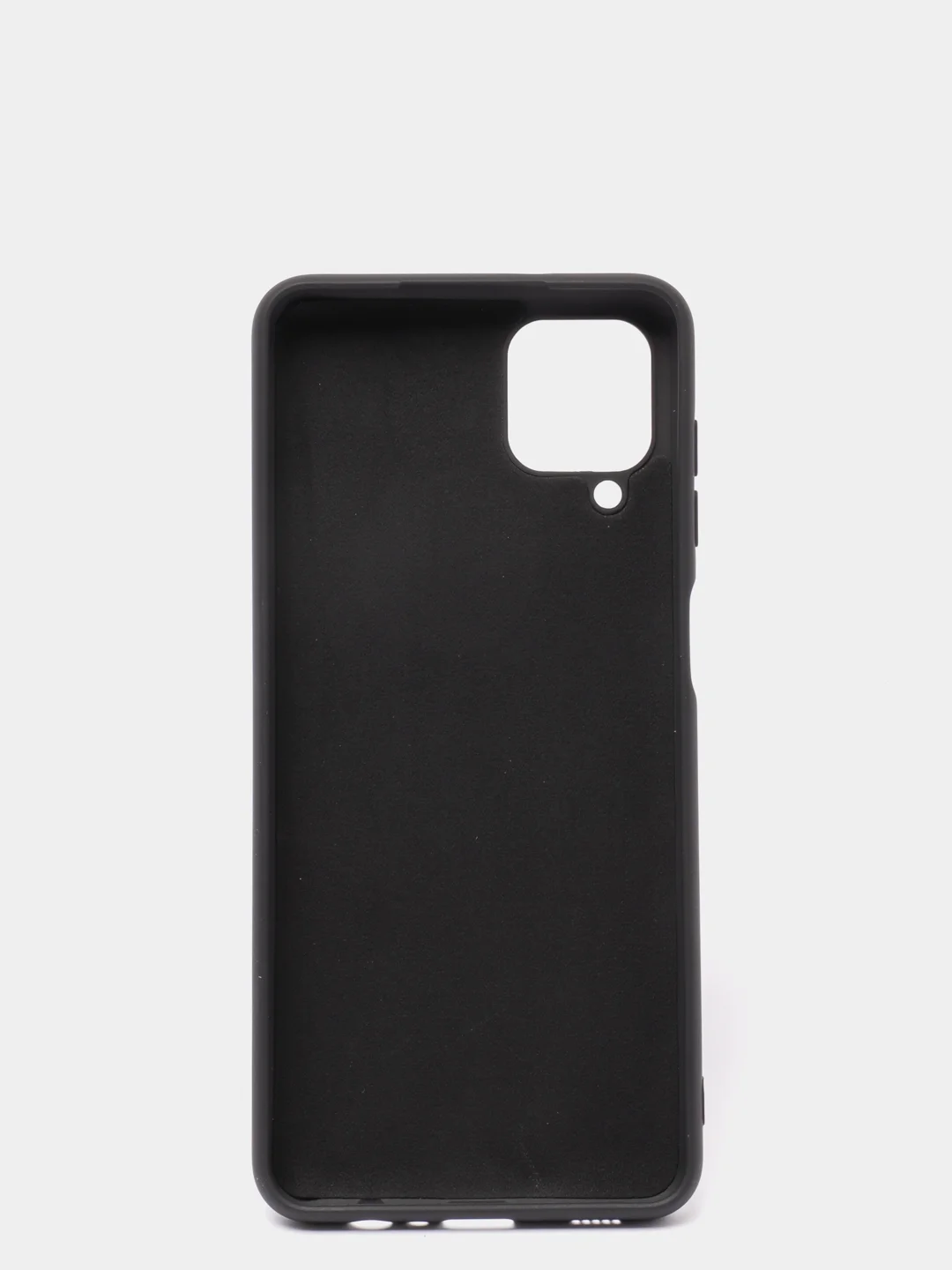 Угольный чехол Samsung Galaxy A12 / M12, Галакси А12, силиконовый Silicone Cover с закрытым низом