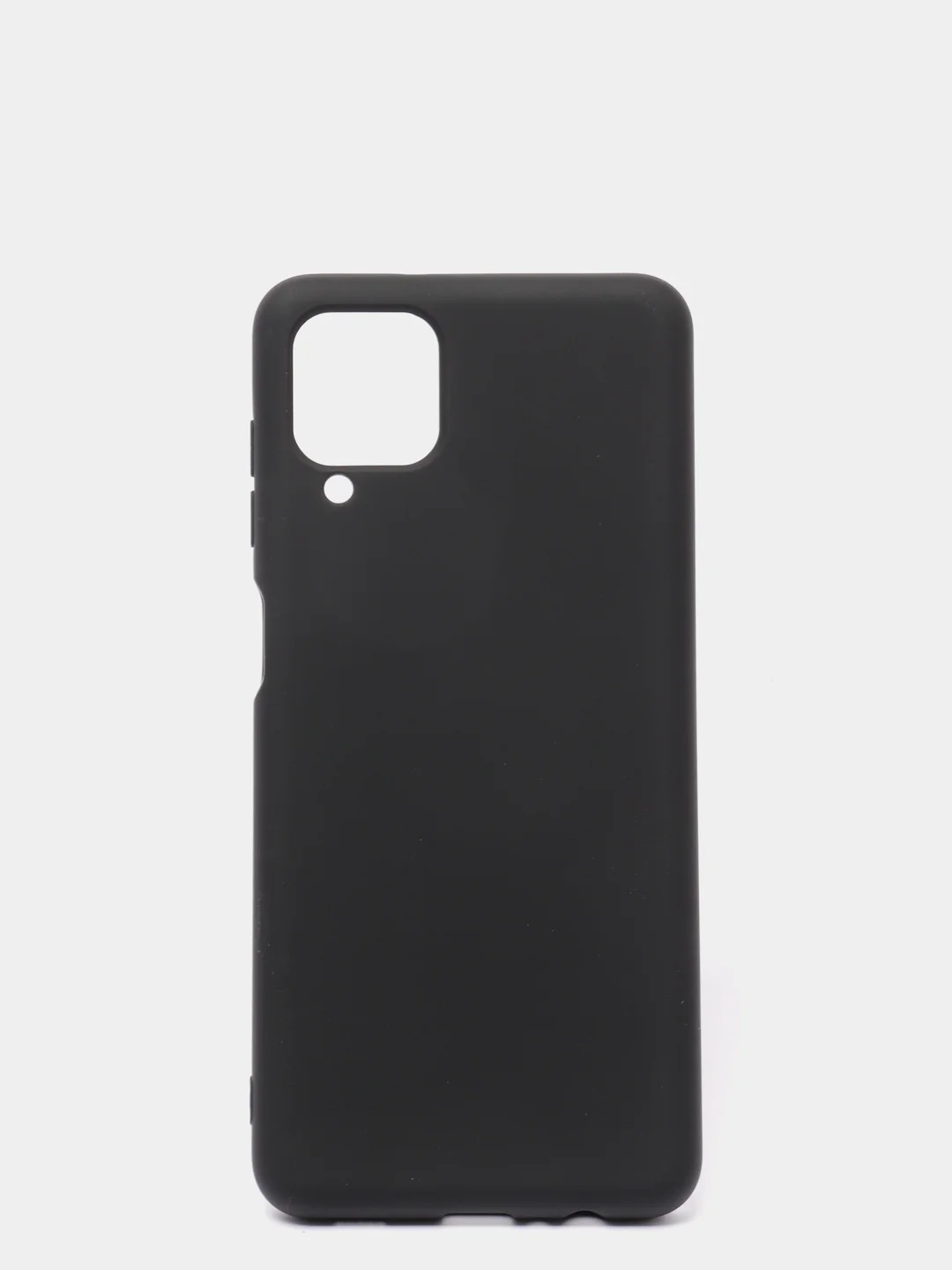 Угольный чехол Samsung Galaxy A12 / M12, Галакси А12, силиконовый Silicone Cover с закрытым низом