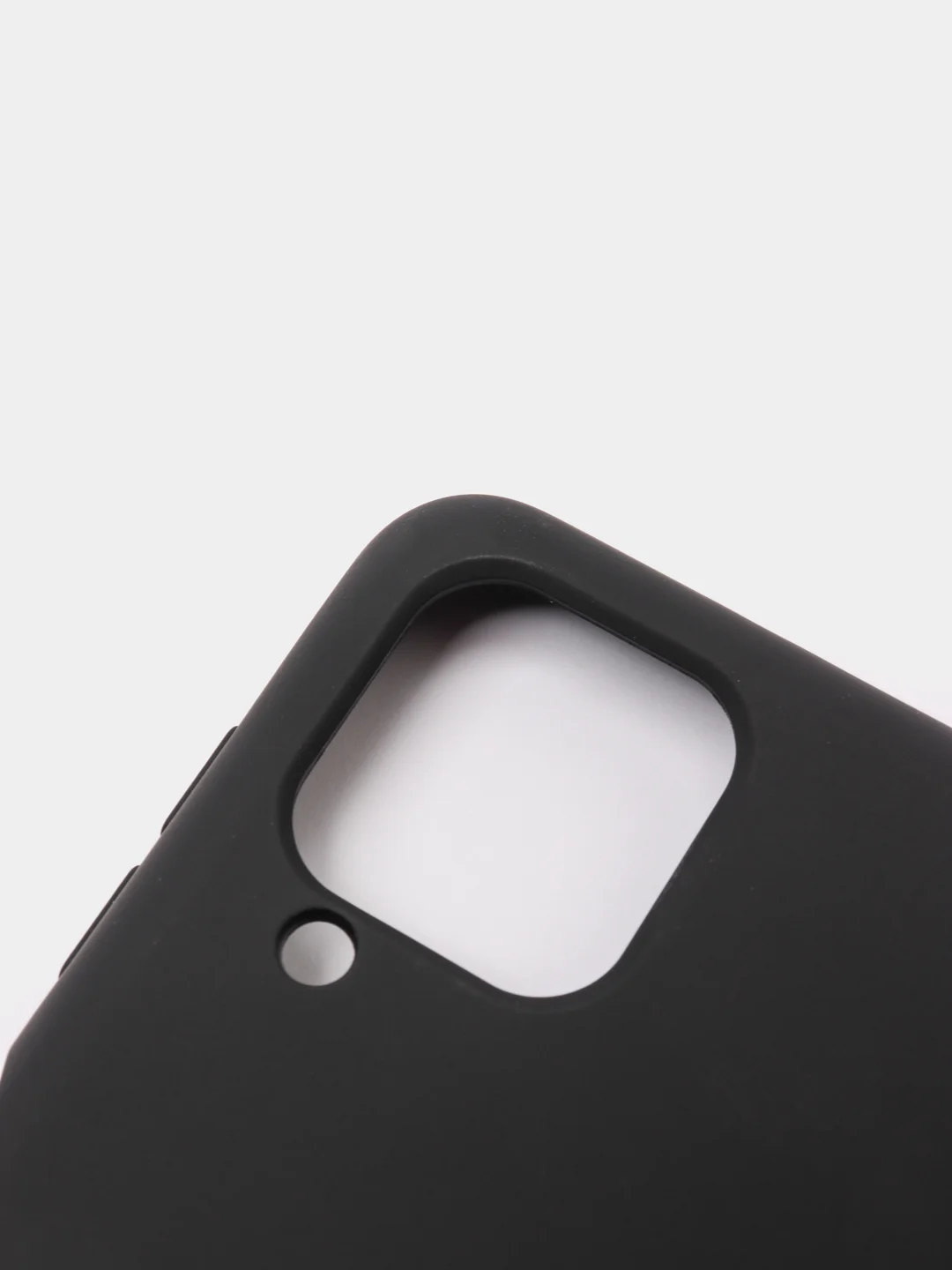 Угольный чехол Samsung Galaxy A12 / M12, Галакси А12, силиконовый Silicone Cover с закрытым низом