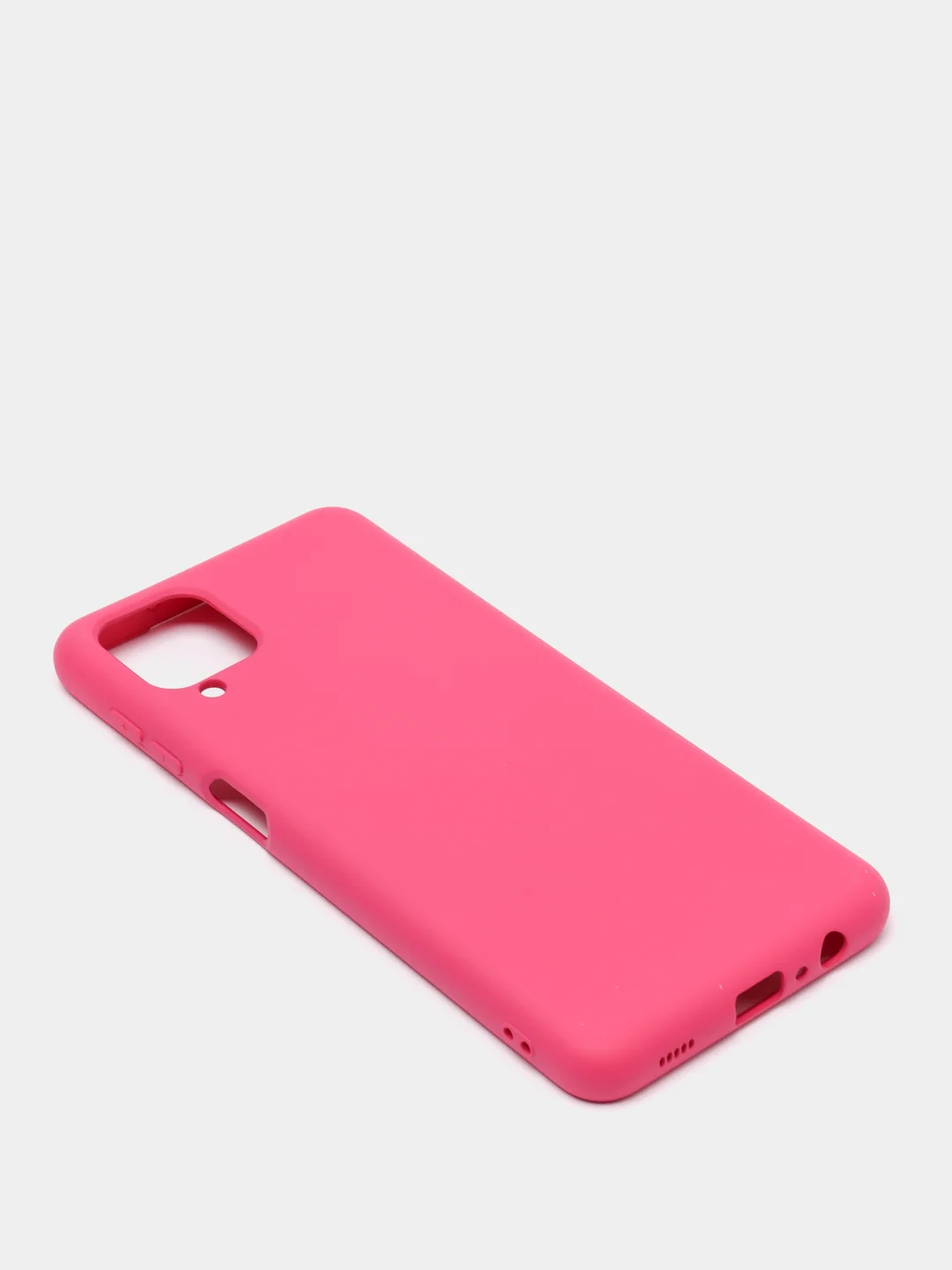 Вишнёвый чехол Samsung Galaxy A12 / M12, Галакси А12, силиконовый Silicone Cover с закрытым низом