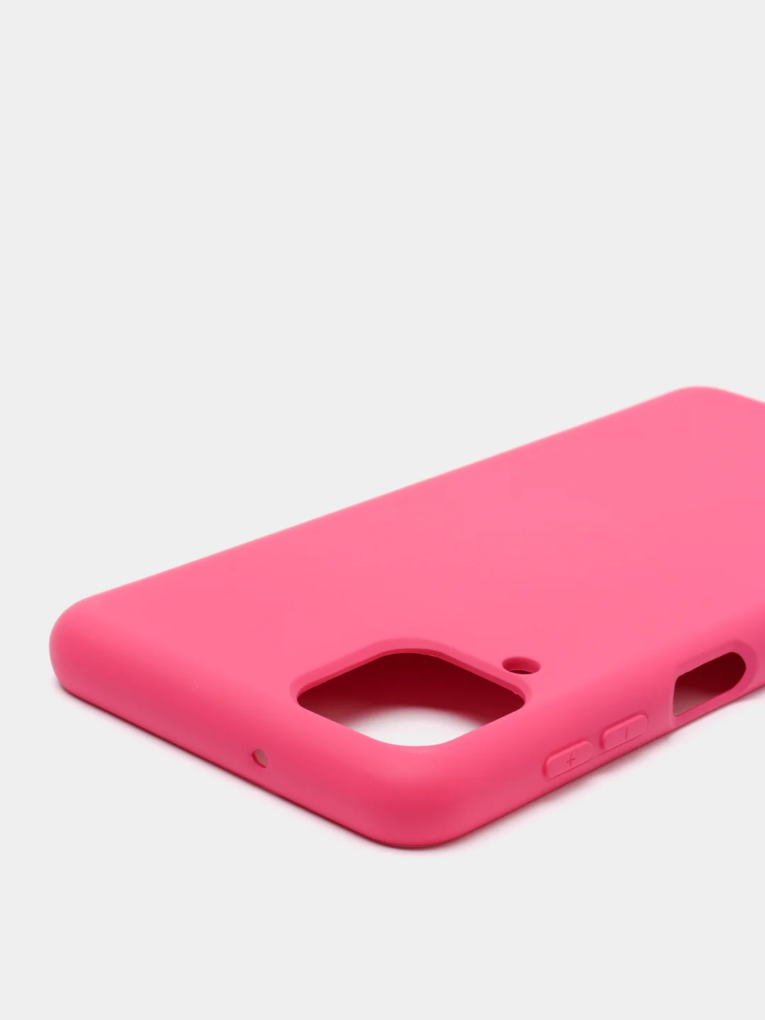 Вишнёвый чехол Samsung Galaxy A12 / M12, Галакси А12, силиконовый Silicone Cover с закрытым низом