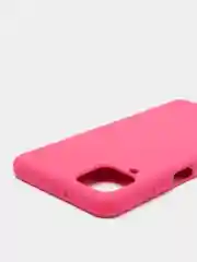 Вишнёвый чехол Samsung Galaxy A12 / M12, Галакси А12, силиконовый Silicone Cover с закрытым низом