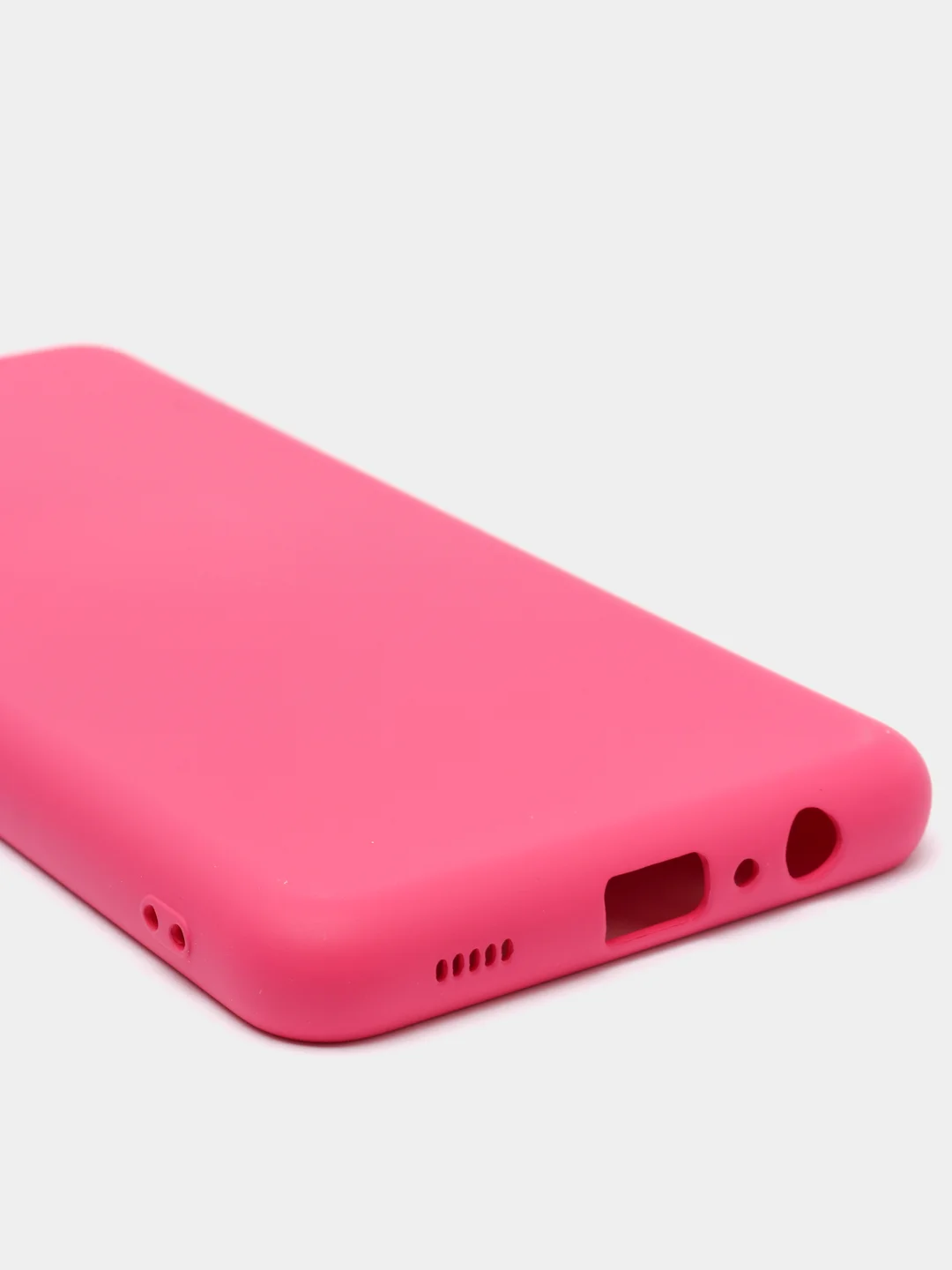 Вишнёвый чехол Samsung Galaxy A12 / M12, Галакси А12, силиконовый Silicone Cover с закрытым низом