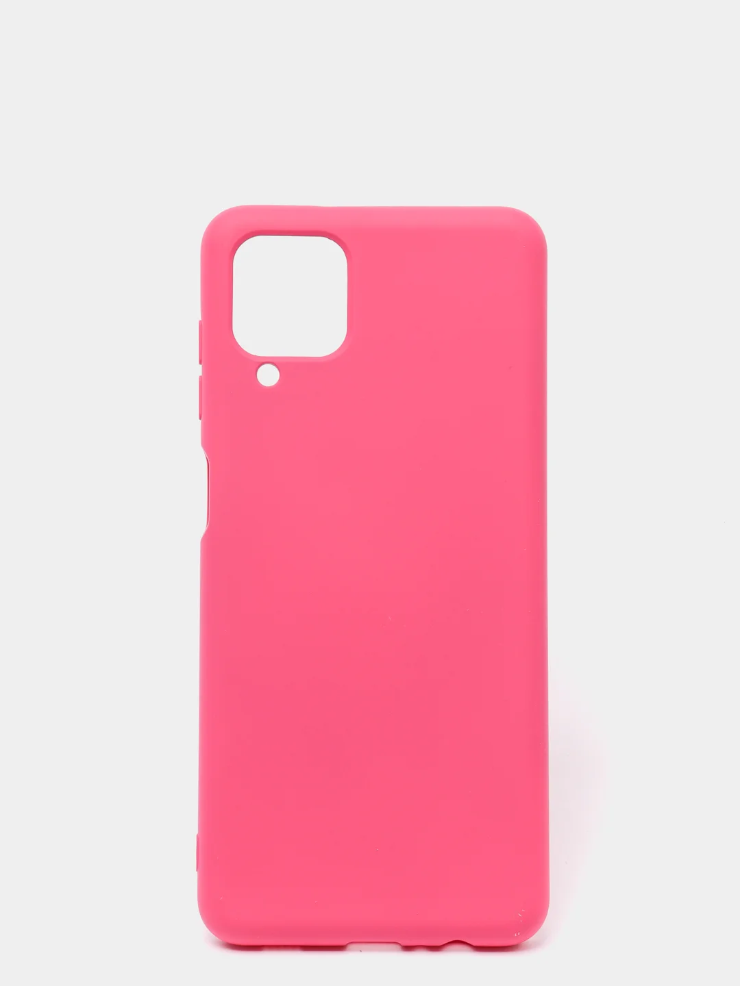 Вишнёвый чехол Samsung Galaxy A12 / M12, Галакси А12, силиконовый Silicone Cover с закрытым низом