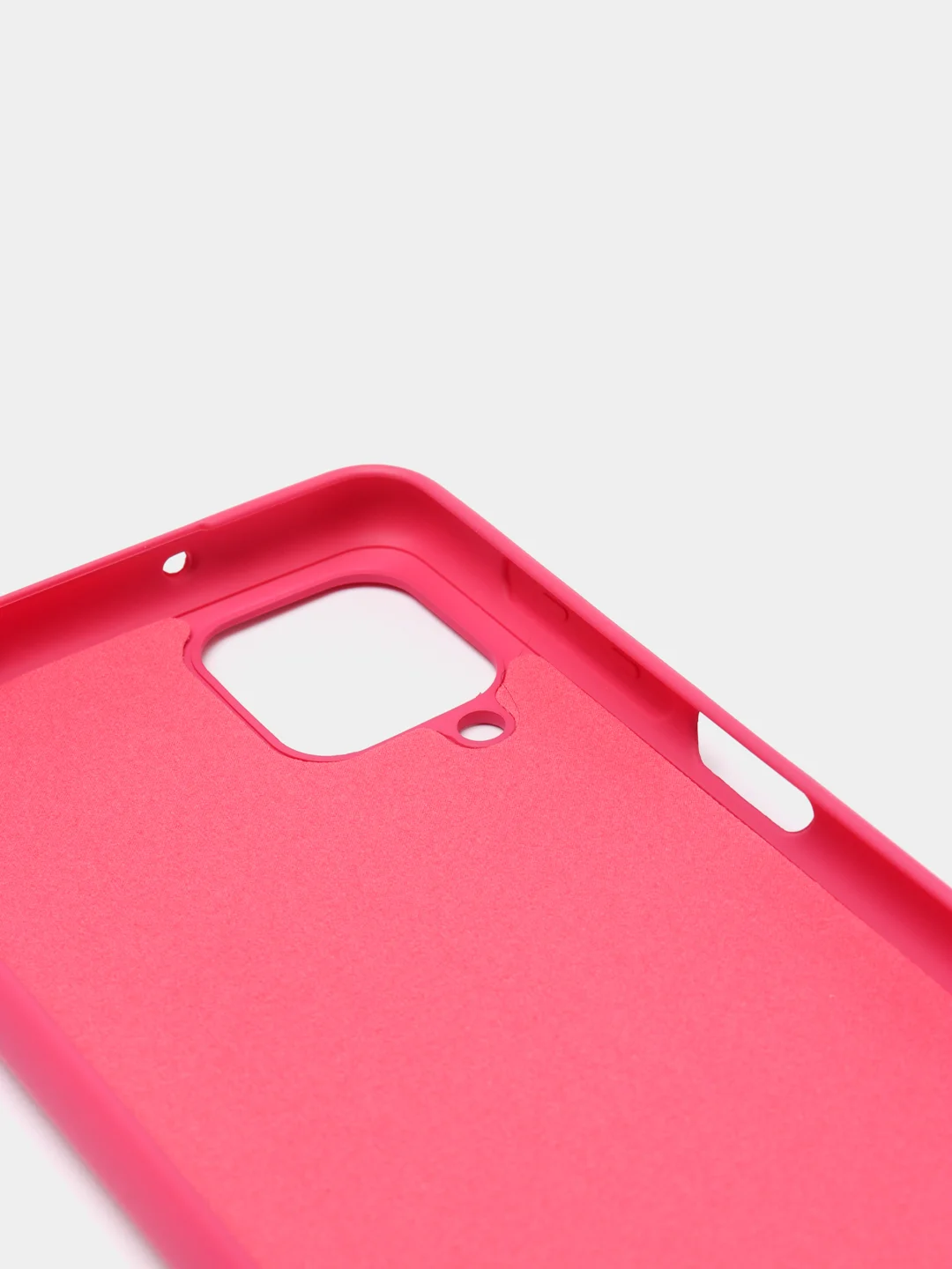 Вишнёвый чехол Samsung Galaxy A12 / M12, Галакси А12, силиконовый Silicone Cover с закрытым низом