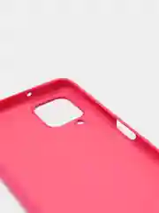 Вишнёвый чехол Samsung Galaxy A12 / M12, Галакси А12, силиконовый Silicone Cover с закрытым низом