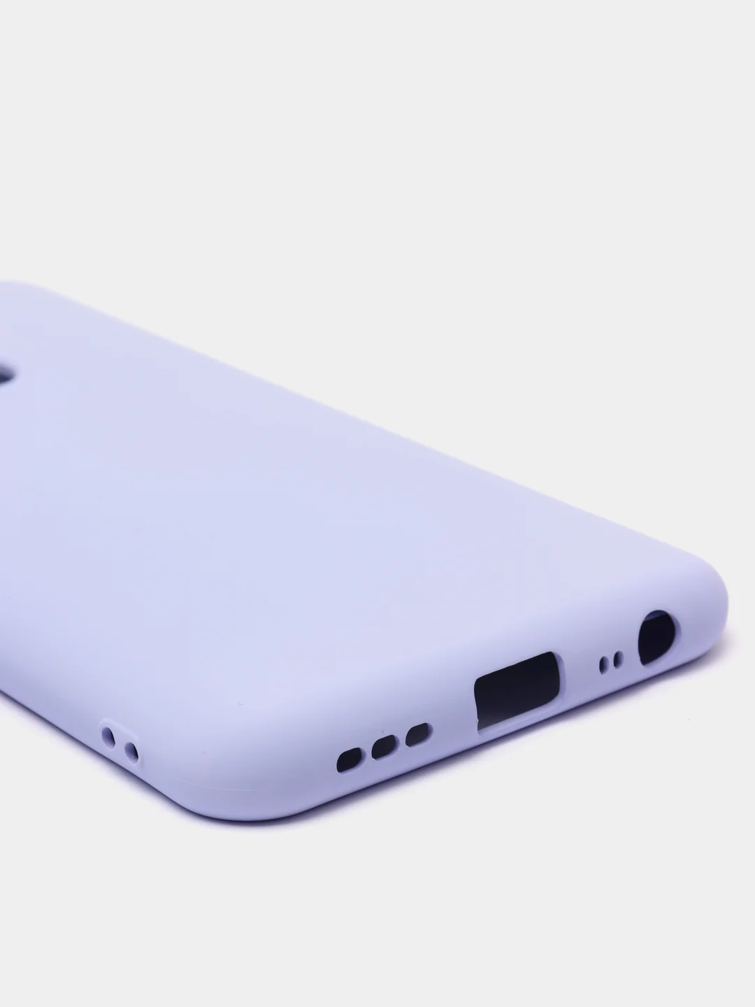 Сиреневый чехол Xiaomi Redmi 9, Сяоми Редми 9 силиконовый Silicone Cover с закрытым низом