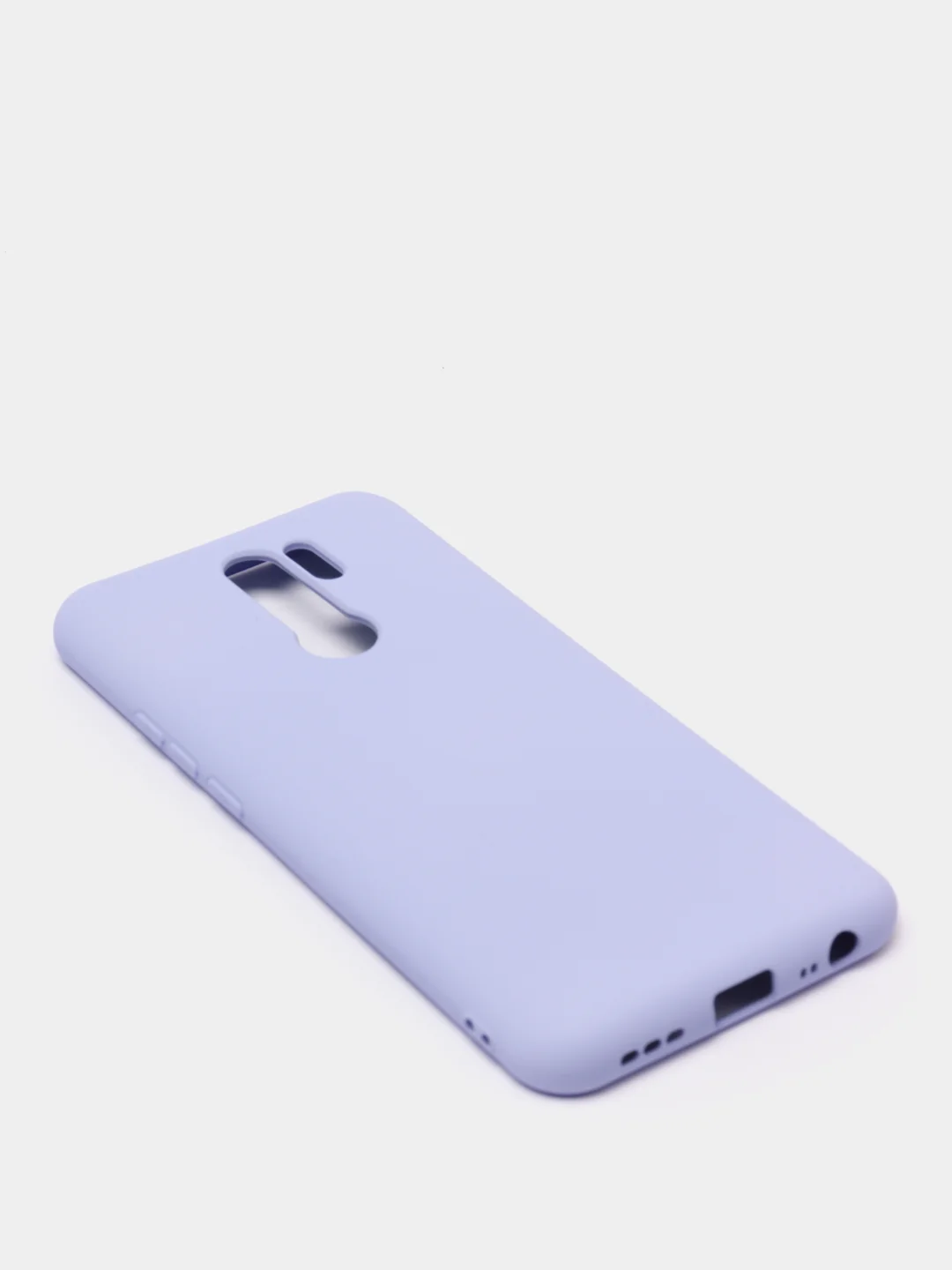 Сиреневый чехол Xiaomi Redmi 9, Сяоми Редми 9 силиконовый Silicone Cover с закрытым низом