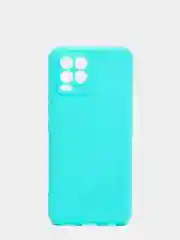 Бирюзовый чехол для Realme 8 / Realme 8 Pro силиконовый матовый, цветной