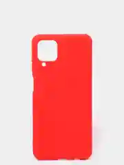 Алый чехол Samsung Galaxy A12 / M12, Галакси А12, силиконовый Silicone Cover с закрытым низом