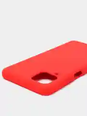Алый чехол Samsung Galaxy A12 / M12, Галакси А12, силиконовый Silicone Cover с закрытым низом