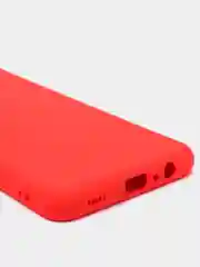 Алый чехол Samsung Galaxy A12 / M12, Галакси А12, силиконовый Silicone Cover с закрытым низом
