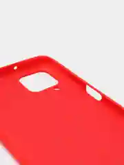Алый чехол Samsung Galaxy A12 / M12, Галакси А12, силиконовый Silicone Cover с закрытым низом
