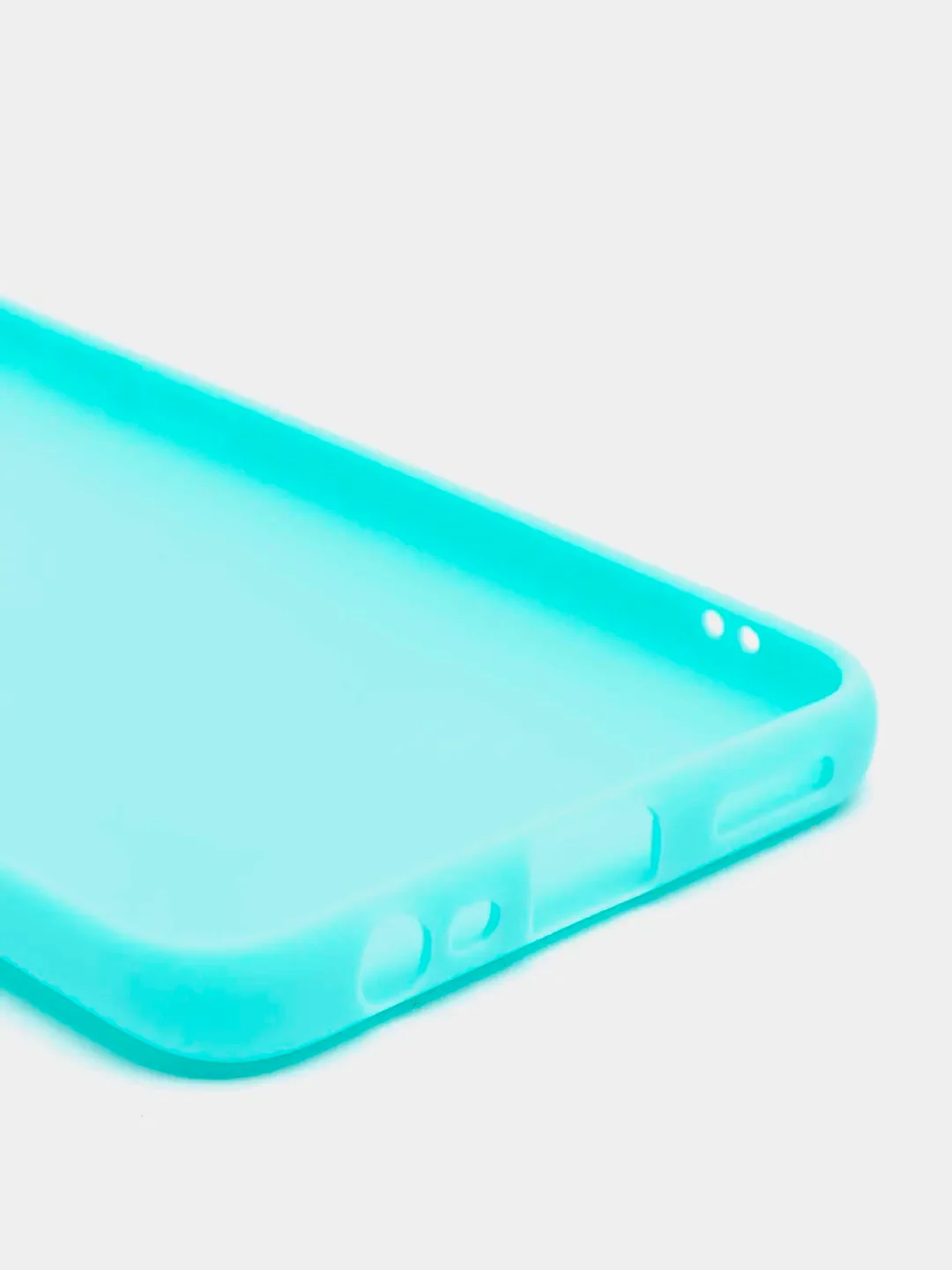 Бирюзовый чехол для Realme 8 / Realme 8 Pro силиконовый матовый, цветной