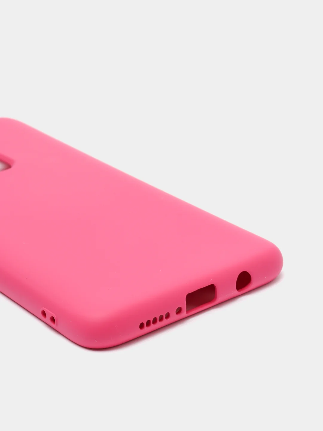 Вишнёвый чехол Xiaomi Redmi Note 8 Pro, Сяоми Редми Нот 8 Про, силиконовый с закрытым низом
