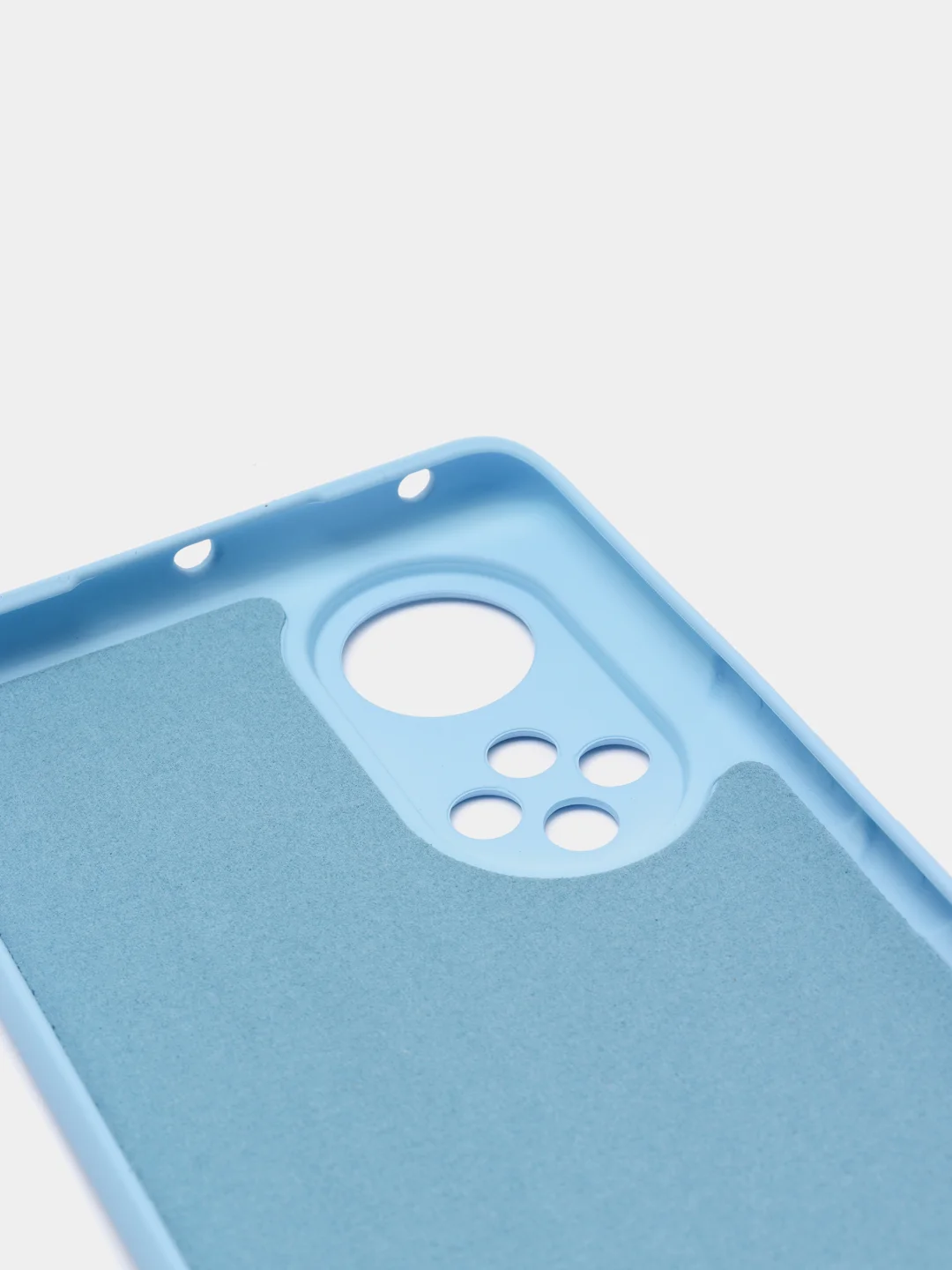 Небесно-голубой чехол Honor 50, Huawei Nova 9, Хонор 50, Хуавей Нова 9, Silicone Cover, силиконовый