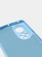 Небесно-голубой чехол Honor 50, Huawei Nova 9, Хонор 50, Хуавей Нова 9, Silicone Cover, силиконовый