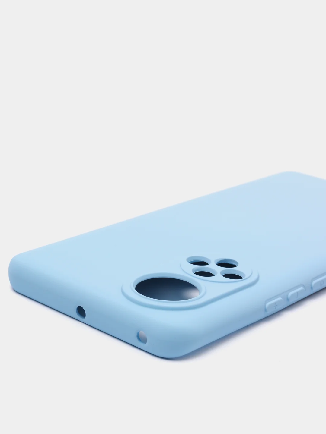 Небесно-голубой чехол Honor 50, Huawei Nova 9, Хонор 50, Хуавей Нова 9, Silicone Cover, силиконовый