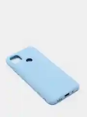 Небесно-голубой чехол Silicone Cove Xiaomi Redmi 9C, Redmi 9C NFC, Redmi 10A силиконовый, с закрытым низом