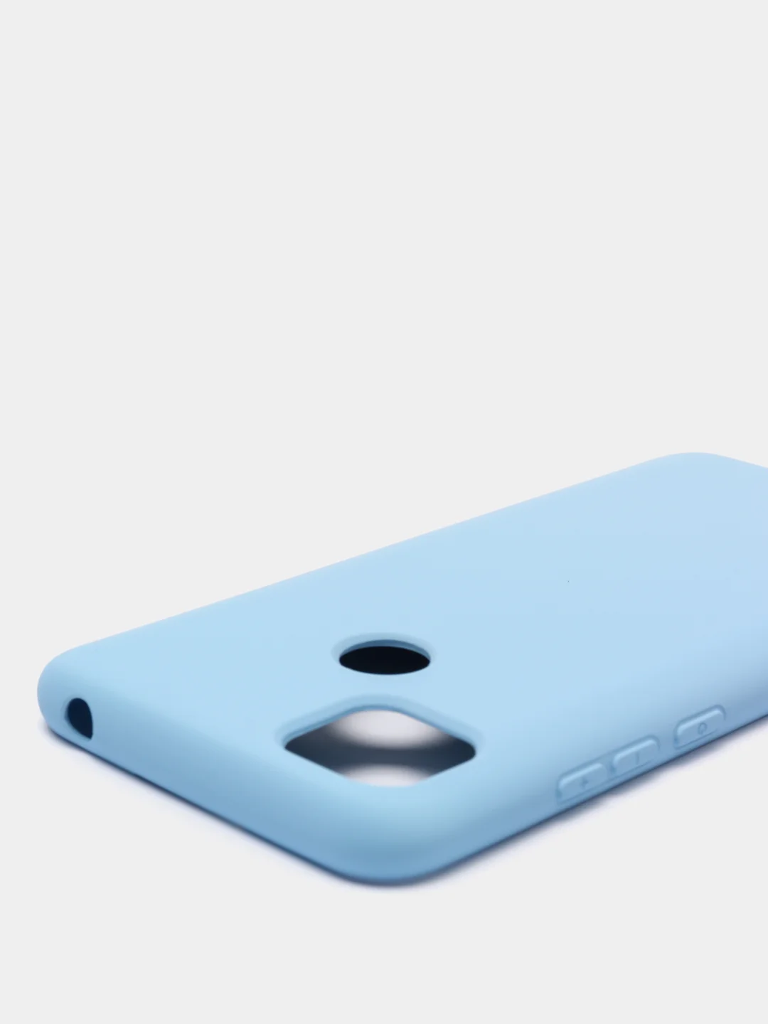 Небесно-голубой чехол Silicone Cove Xiaomi Redmi 9C, Redmi 9C NFC, Redmi 10A силиконовый, с закрытым низом