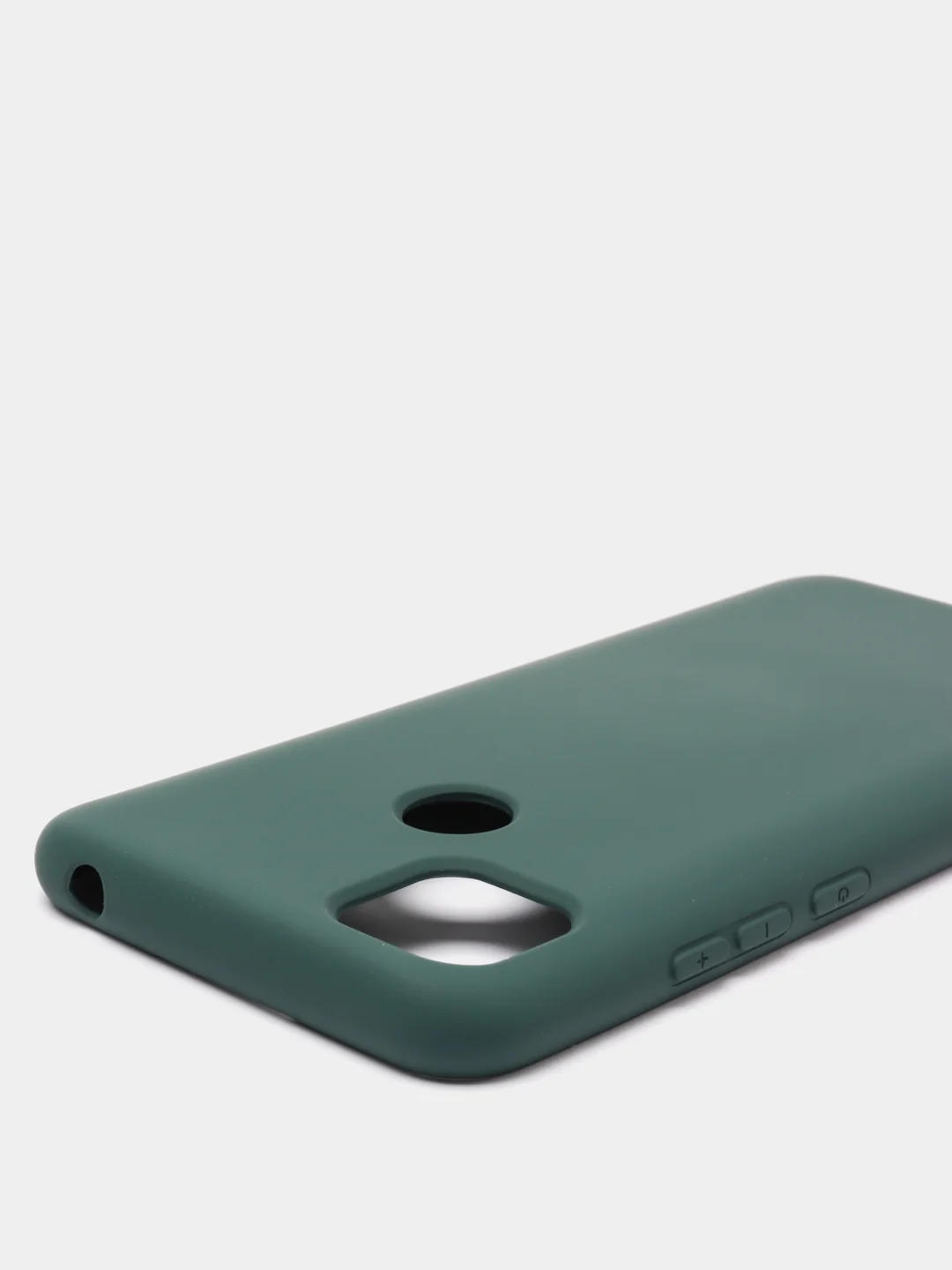 Зеленый чехол Silicone Cove Xiaomi Redmi 9C, Redmi 9C NFC, Redmi 10A силиконовый, с закрытым низом