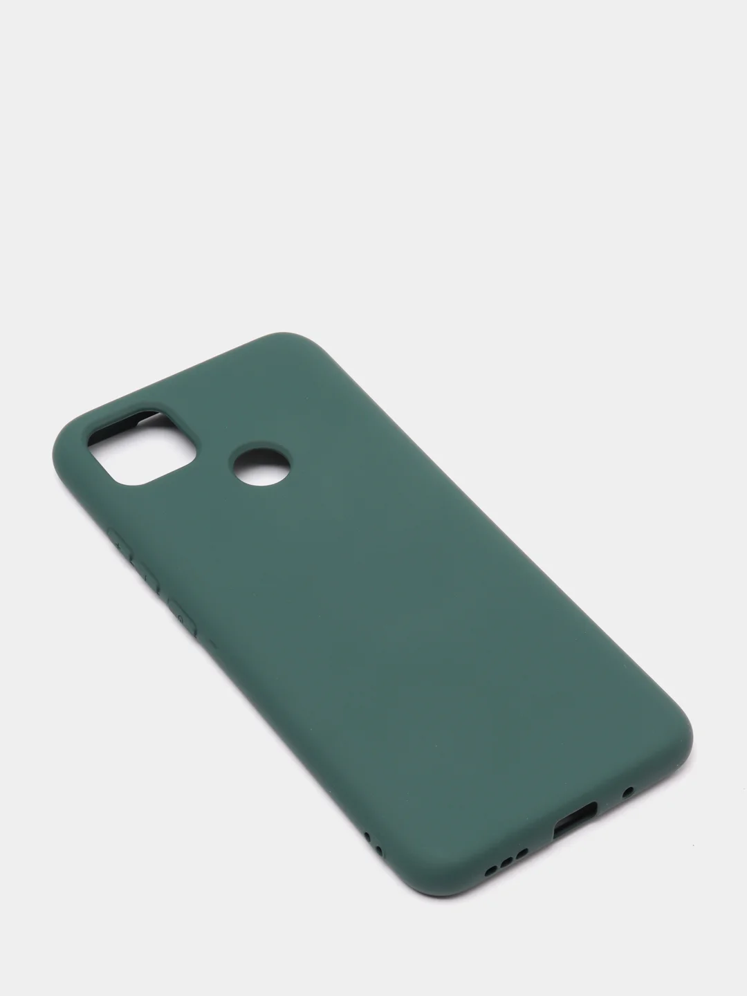 Зеленый чехол Silicone Cove Xiaomi Redmi 9C, Redmi 9C NFC, Redmi 10A силиконовый, с закрытым низом