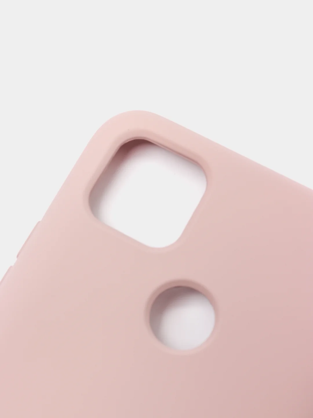 Бежевый чехол Silicone Cove Xiaomi Redmi 9C, Redmi 9C NFC, Redmi 10A силиконовый, с закрытым низом