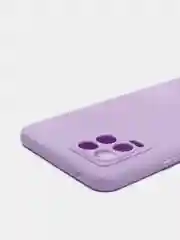 Фиолетовый чехол для Realme 8 / Realme 8 Pro силиконовый матовый, цветной