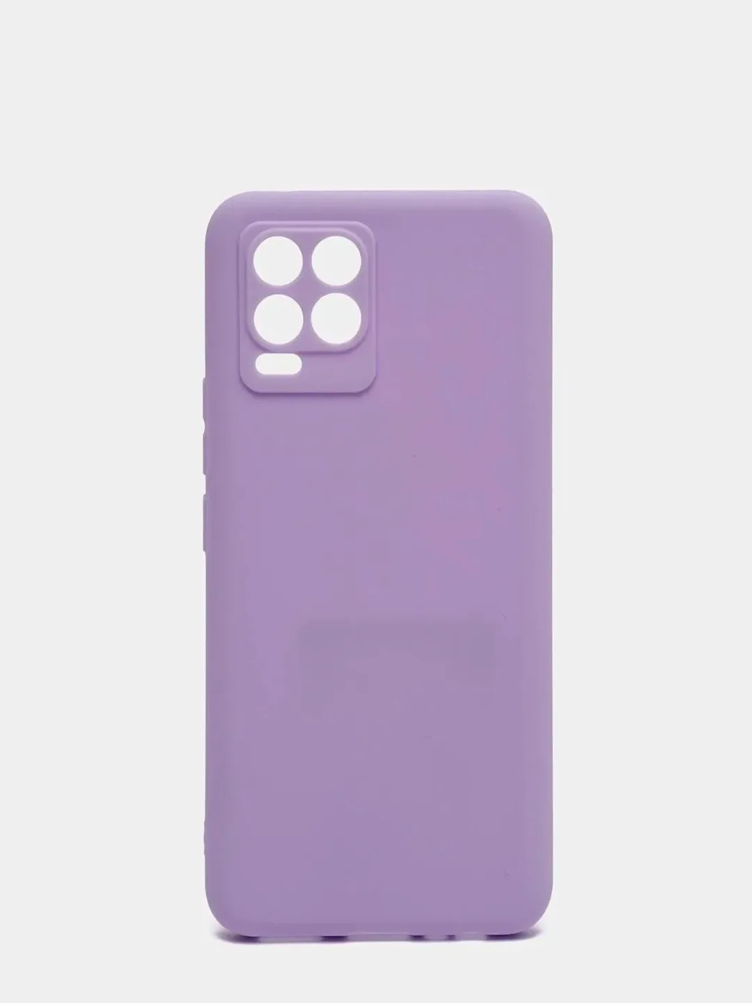 Фиолетовый чехол для Realme 8 / Realme 8 Pro силиконовый матовый, цветной