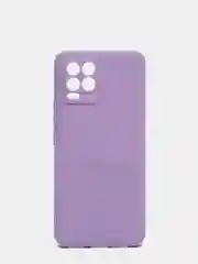 Фиолетовый чехол для Realme 8 / Realme 8 Pro силиконовый матовый, цветной
