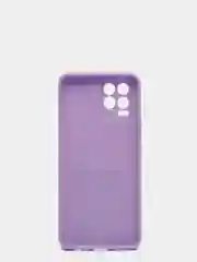 Фиолетовый чехол для Realme 8 / Realme 8 Pro силиконовый матовый, цветной